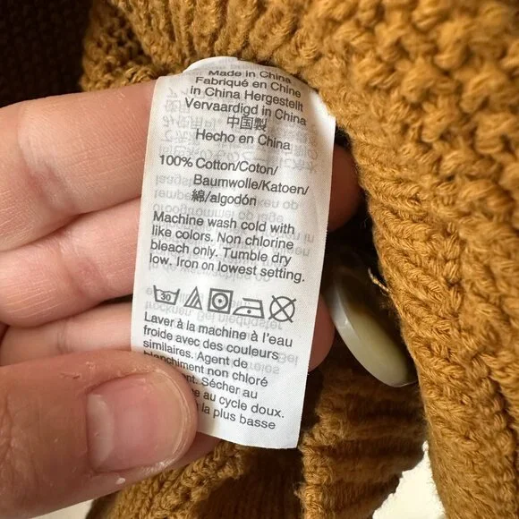 Women's Madewell Cardigan - Leopard Print Polka Dot - Size Large - EUC - Picture 5 of 5